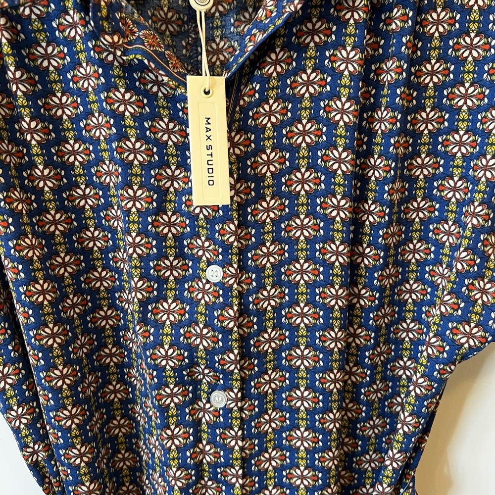 NWT Max Studio Belted Jumpsuit - Picture 4 of 5